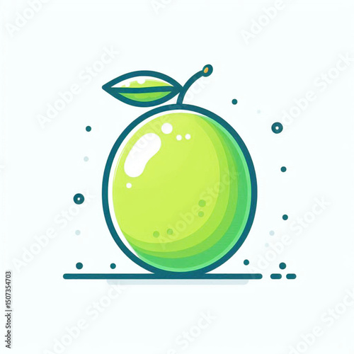 fresh fruit illustration