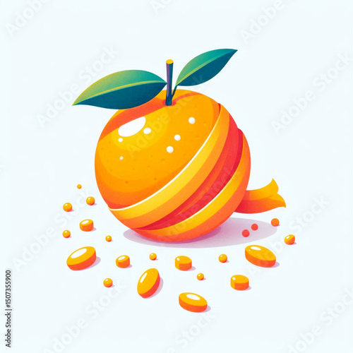 fresh fruit illustration
