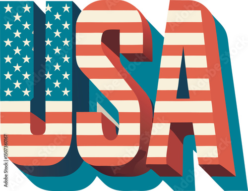 American Flag Inspired Design and its Associations