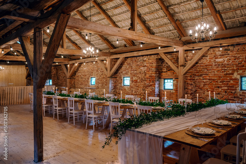 Magical barn wedding venue in Europe