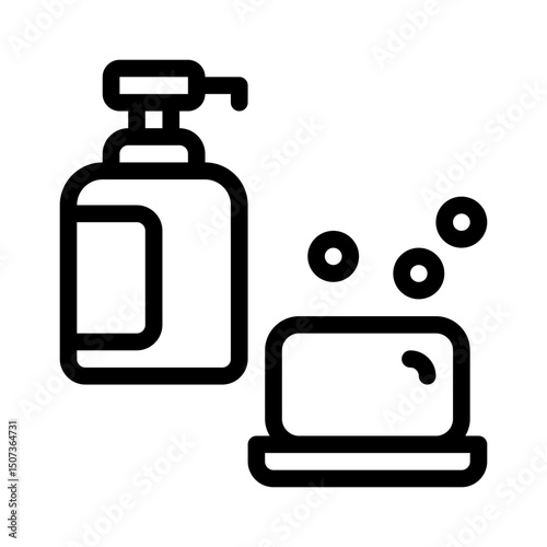 soap line icon
