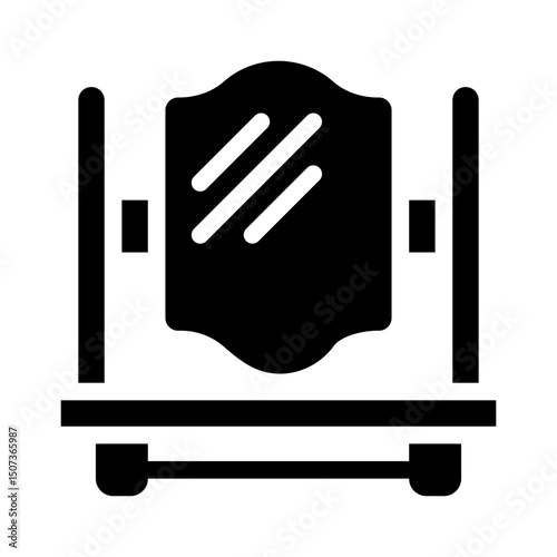 mirror glyph icon