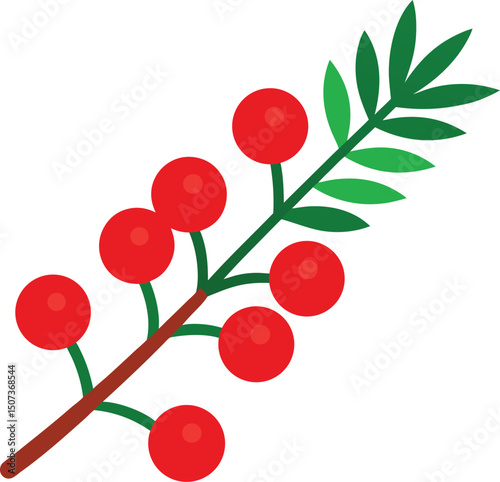 red berries on a branch