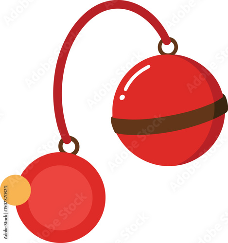 red christmas balls