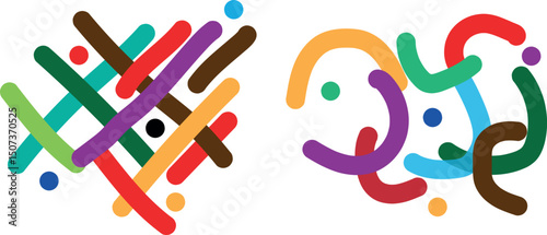 Abstract Chalk Scribbles and Crayon Borders: Vector Grunge Lines, Underlines, and Scratchy Hand-Drawn Effects for Playful Art Projects
