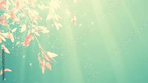 Dreamlike soft-focus gradient transitioning through delicate pastel tones with fine suspended dust elements in foreground