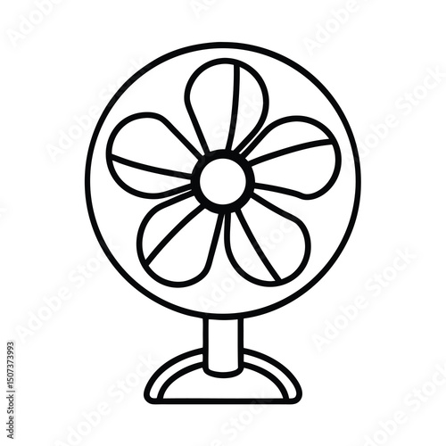 fan isolated on white