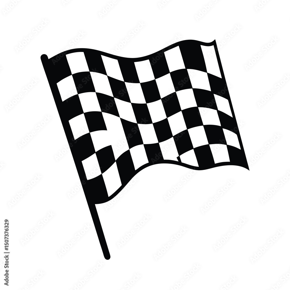 Fototapeta premium checkered racing flag