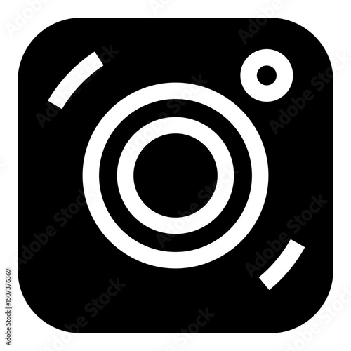 Camera lens icon