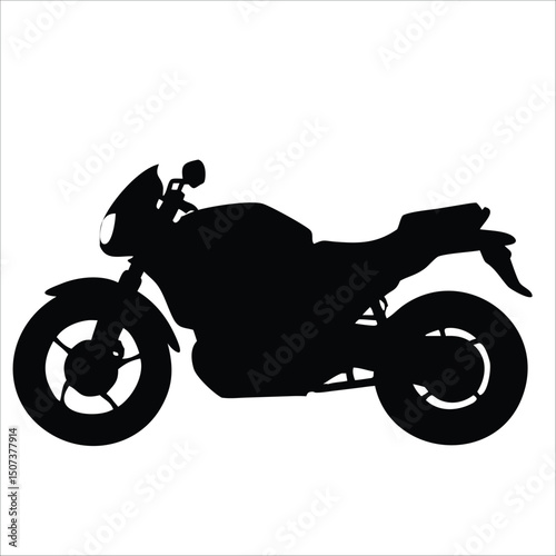 sports motorbike silhouette 