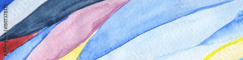 Abstract colorful background, watercolor artistic texture 