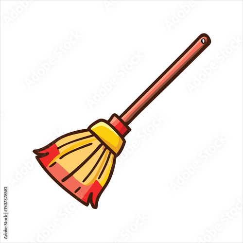 broom and shovel