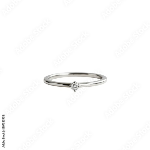 Wallpaper Mural Diamond ring isolated on white background Torontodigital.ca