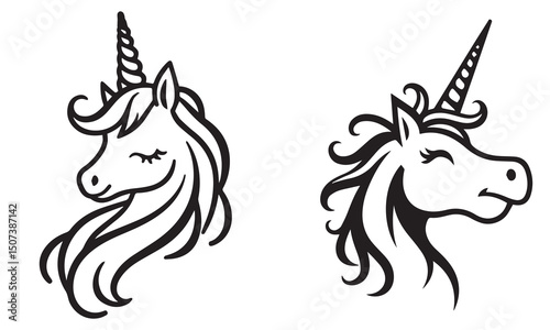 Unicon icon vector illustration art design