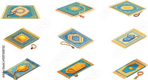 Prayer rug and tasbeeh