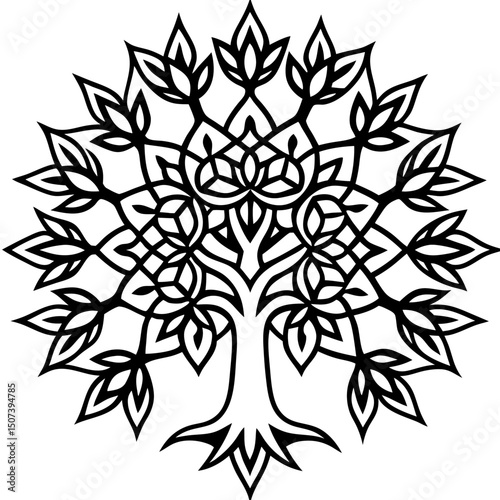 Abstract Fractal Forest Design