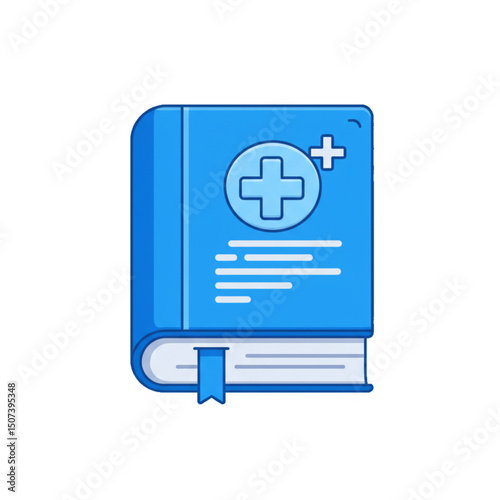 Healthcare handbook with pluses.