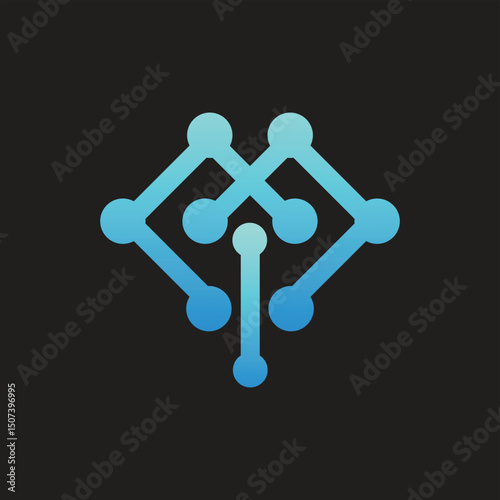 tech logo technology logo design