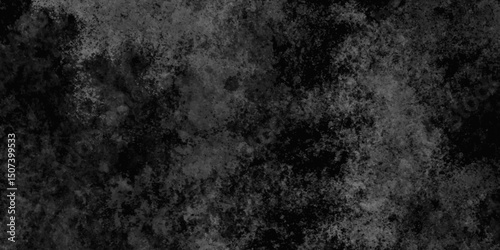 Wallpaper Mural Abstract distressed vintage grunge. Black stone background. Abstract black grunge texture backdrop. Dark Grunge Stone Background with Marble Vintage Texture.	 Torontodigital.ca