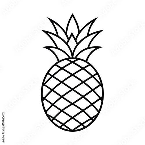 pineapple vector illustration