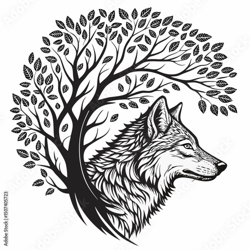fox vector illustration
