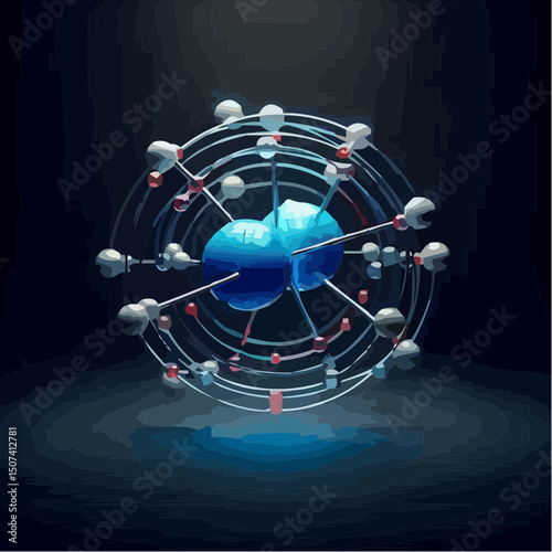 microscopic view of atoms forming molecules 25