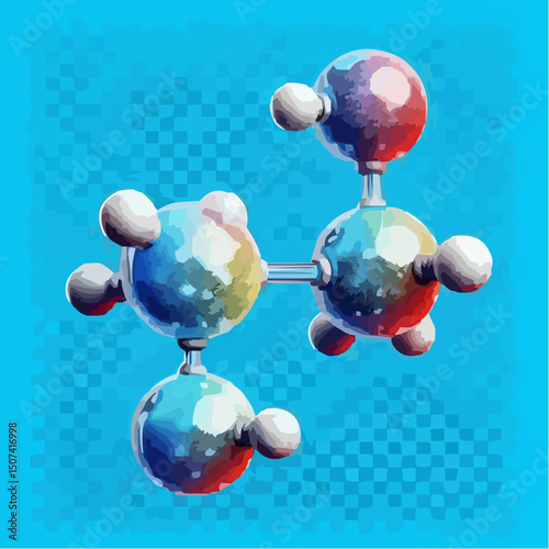 
the representation of a molecule being formed by atoms 83