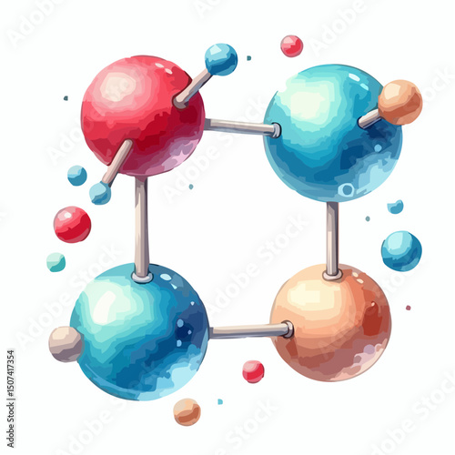 
the representation of a molecule being formed by atoms 38