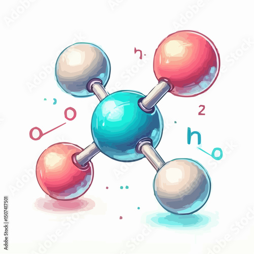 
the representation of a molecule being formed by atoms 18