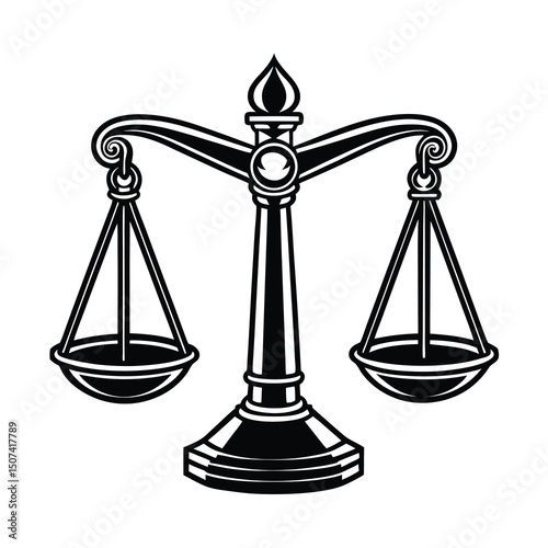 scales of justice vector