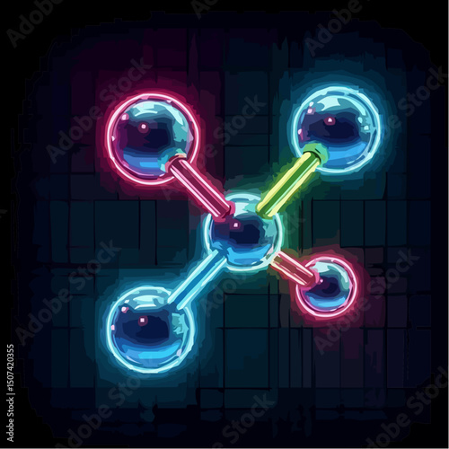 three-dimensional image of atoms forming molecules 58