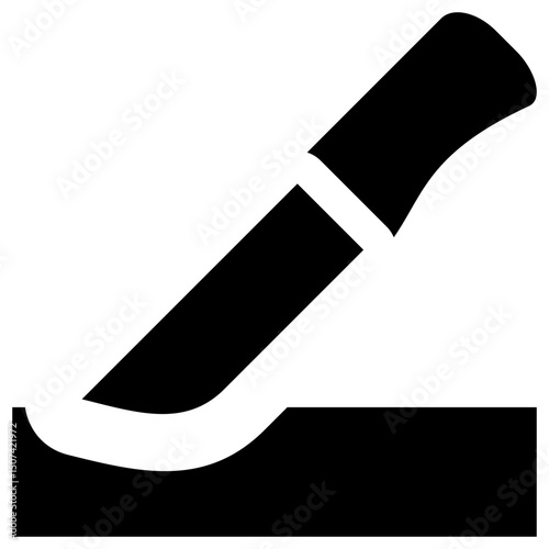 Chop Glyph Icon