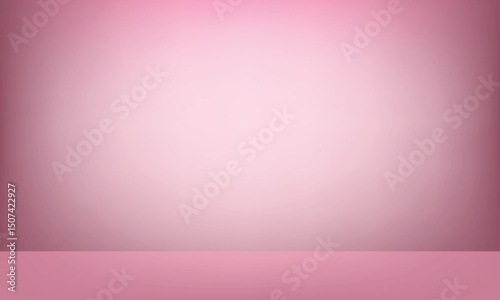 Soft pink gradient studio for presentations background .