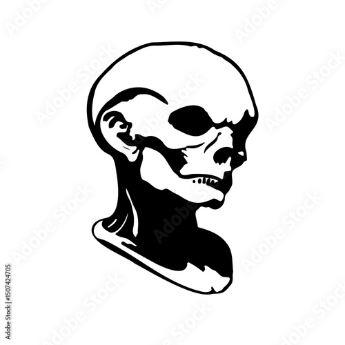 illustration of  allien photo