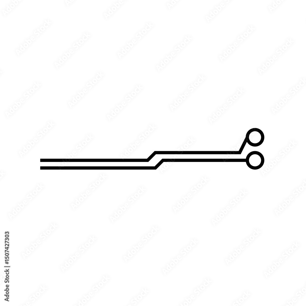 creative figures in black line creative figures in black line