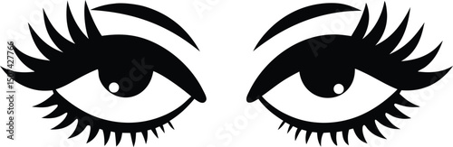 Eye and Eyelashes icon