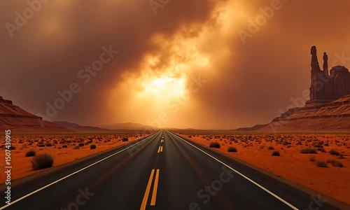 Sunset Highway: A Journey Through the Desert