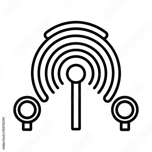 wireless signal icons 