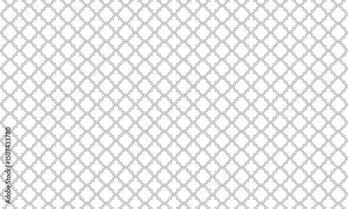 アンティーク感がある二重になったモロッカン模様のネット