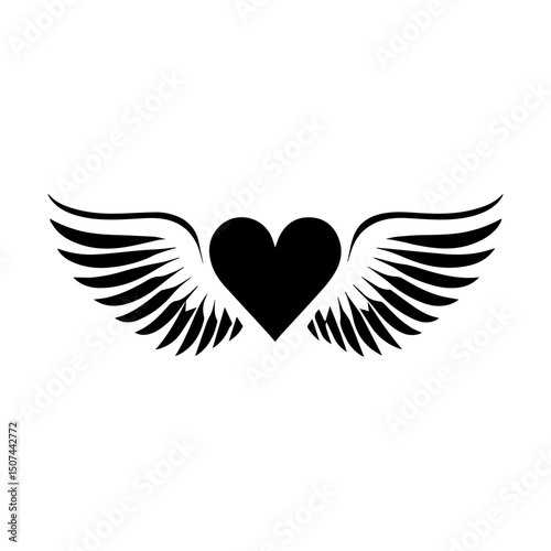 Heart with Wings - A Symbol of Love and Freedom