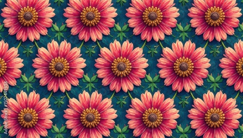 Intricate floral design, repeating seamlessly , light, elegant