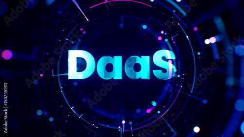 DaaS Software concept. Business, modern technology, internet and networking concept. photo