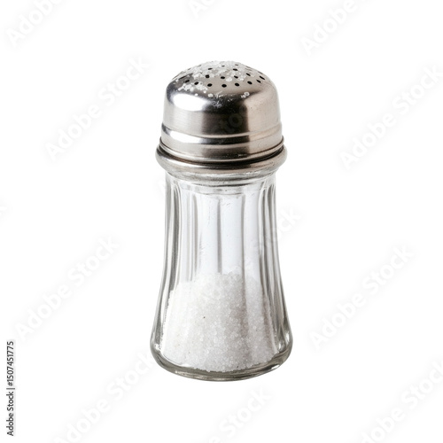 Shaker With Salt  isolated on a transparent background