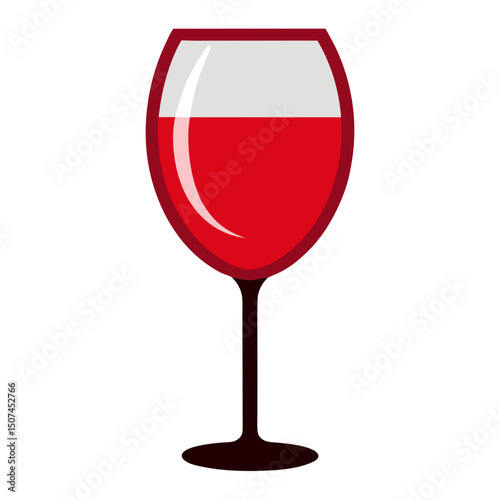 red wine glass