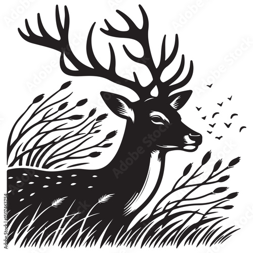 deer in the forest