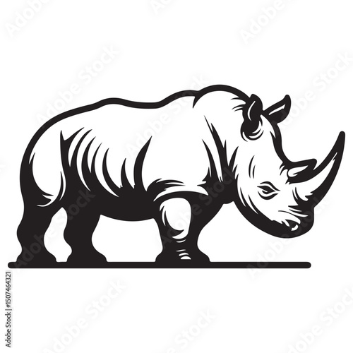 rhino vector illustration