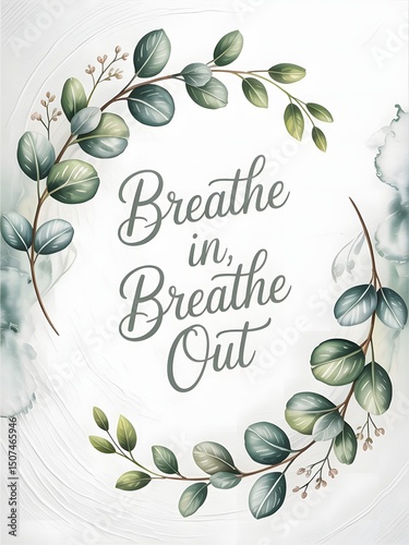 Inspirational Motivational Typography Wall Art Print