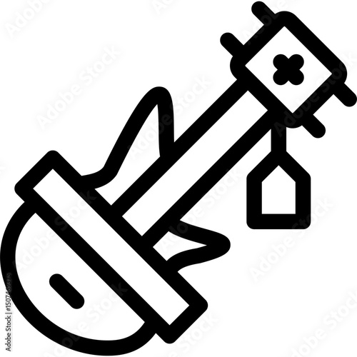 Electric Guitar Icon