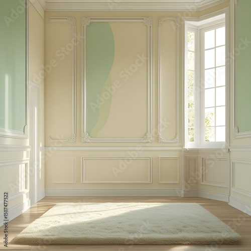 The walls bathed the room in a gentle calm, coated in a light cream color that glowed softly beneath the afternoon sun. The hue was delicate and airy, like warm milk with a touch of honey—neither star