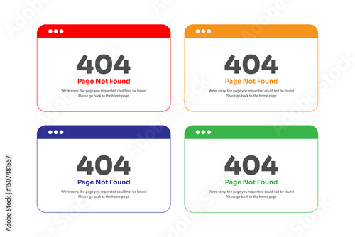 404 error page not found banner. System error, broken page. Disconnected wires from the outlet. For website. Web Template. Popping window.